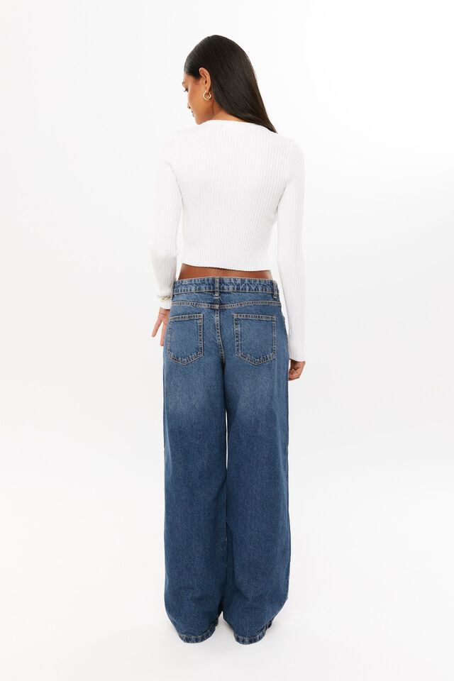 Tanelle Tie Front Knit Top, WINTER WHITE
