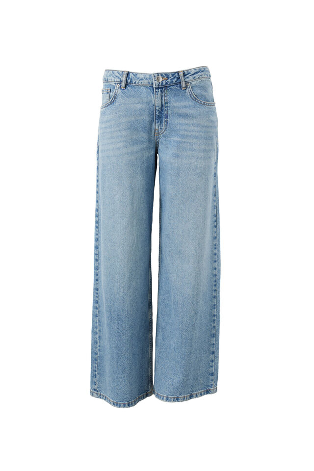 Low Rise Baggy Jean, ARCTIC BLUE