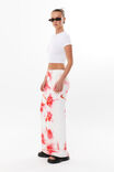 By Poppy Luxe Hipster Maxi Skirt, WHITE/ORCHID BLUR - alternate image 5