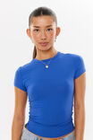 Luxe Longline Tee, BELLA BLUE - alternate image 1