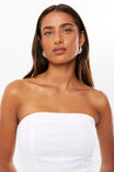 Polly Pleated Mini Dress, SUMMER WHITE - alternate image 4