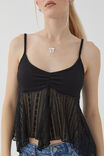 Nellie Textured Cami, BLACK - alternate image 4