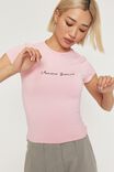 Pia Luxe Graphic T Shirt, PRETTY IN PINK/VENICE BEACH