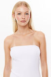 Sarah Strapless Mini Dress, WHITE - alternate image 4