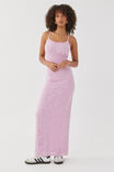 Violet Lace Maxi Dress, LILAC ROSE - alternate image 4