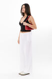 Henley Relaxed Linen Pant, WHITE - alternate image 5