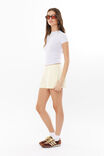 Malia Sweat Short, CREAMY YELLOW - alternate image 5