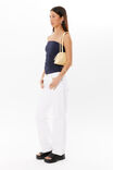 Eva Strapless Top, JANE SPOT NAVY WHITE - alternate image 5