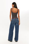 Cora Rib Bodysuit, CHARCOAL - alternate image 5