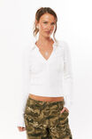 Clem Cable Knit Jumper, WINTER WHITE - alternate image 1