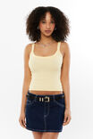 Maya Denim Mini Skirt, INDIGO - alternate image 2