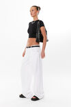 Luxe Cropped Short Sleeve Top, BLACK - alternate image 5