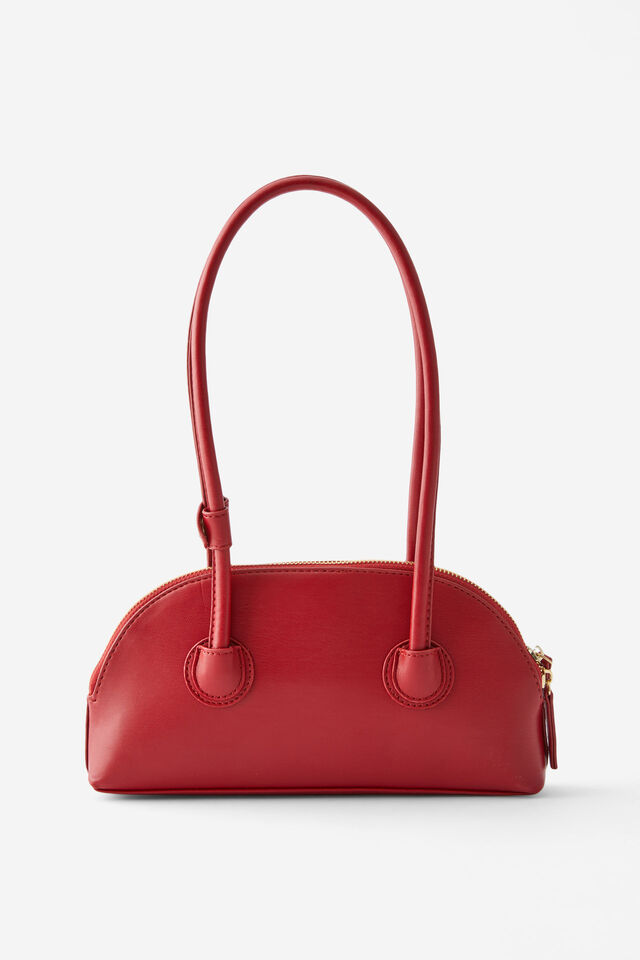 Effie East West Bag, DEEP RED