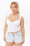 Cuffed Denim Short, JERSEY BLUE - alternate image 2