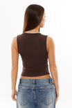 Soft Jolene Top, ESPRESSO BROWN - alternate image 4