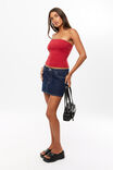 Sammy Strapless Top, BOYSENBERRY - alternate image 5