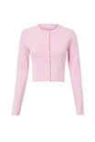 Kendal Cropped Knit Cardigan, PRINCIPESSA PINK - alternate image 6