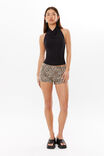 Soft Selena Halter Top, BLACK - alternate image 2