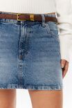 Maya Denim Mini Skirt, ARCTIC BLUE - alternate image 4