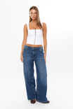 Gabby Tailored Tank, WHITE - alternate image 2