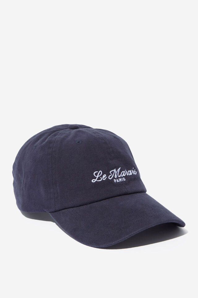 Emily Graphic Baseball Cap, WASHED NAVY/LE MARAIS