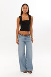 Rosie Mesh Top, BLACK - alternate image 5