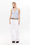 Luxe Halter Top, BEAU BLUE - alternate image 2