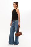 Scarlette Backless Halter Top, BLACK - alternate image 5