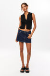 Olivia Collared Knit Vest, BLACK - alternate image 3