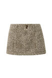 Eden Cargo Mini Skirt, NINA LEOPARD SMALL BROWN - alternate image 6