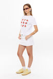 Everyday Graphic Tee, WHITE/STRAWBERRIES - alternate image 2
