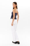 Eva Strapless Top, JANE SPOT NAVY WHITE - alternate image 3
