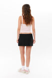 Alice Split Mini Skirt, BLACK - alternate image 3