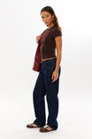 Low Rise Straight Jean, NIGHT INDIGO - alternate image 5