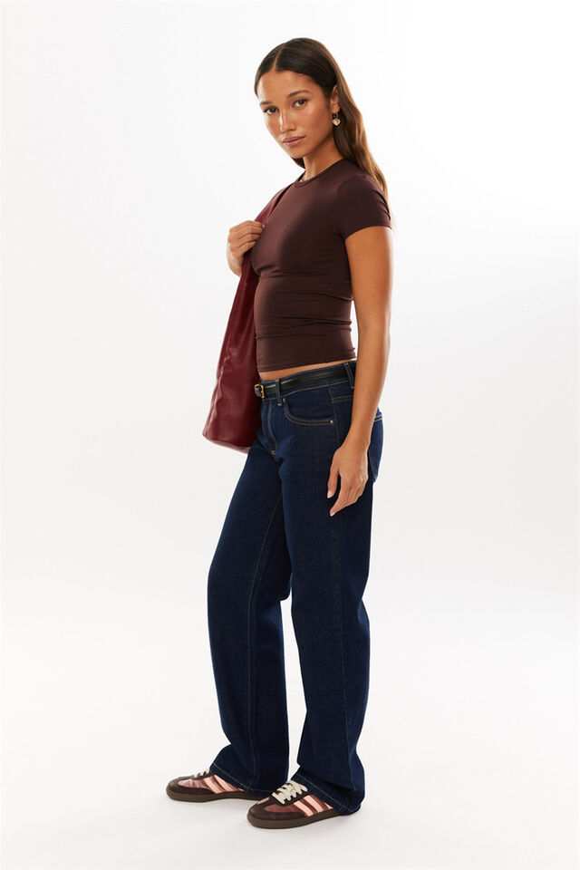 Low Rise Straight Jean, NIGHT INDIGO