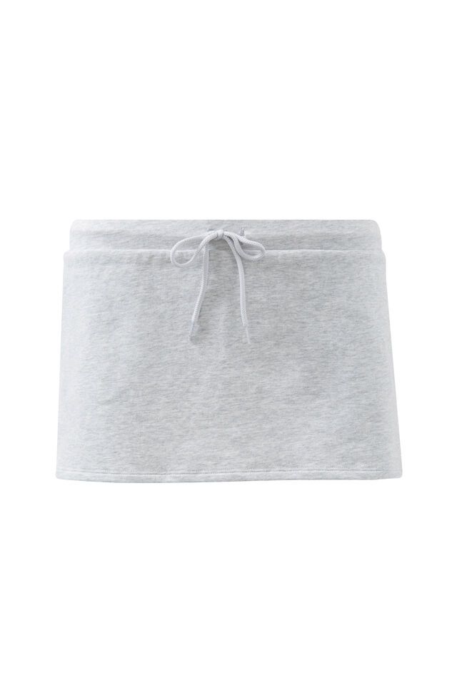 Elsie Fleece Micro Skort, LIGHT GREY MARLE