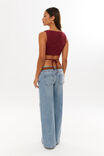 Olympia Backless Tank, RED VELVET - alternate image 5