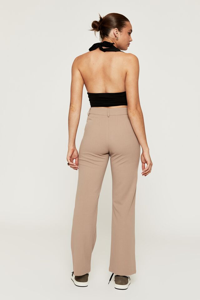 Gabby Wide Leg Pant, TOFFEE TAUPE