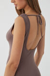 Soft Capri Maxi Dress, BROWN CAROB - alternate image 4