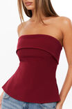 Pamela Strapless Top, CHERRY RIPE - alternate image 4