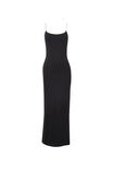 Luxe Sleeveless Maxi Dress, BLACK - alternate image 7