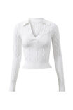 Clem Cable Knit Jumper, WINTER WHITE - alternate image 6