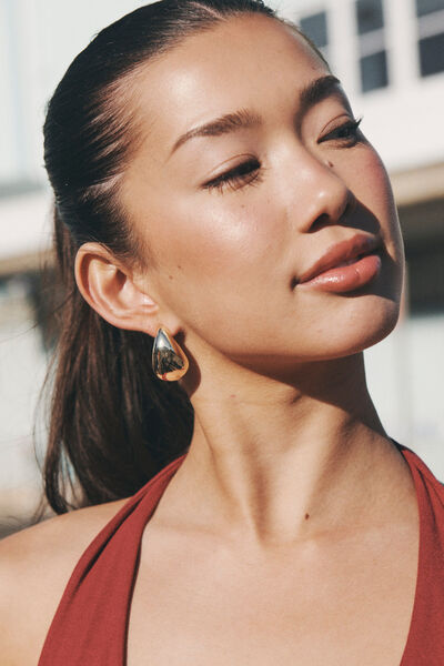 Tear Drop Earring, GOLD