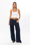 Riri Scoop Neck Tank, WHITE - alternate image 2