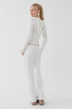 Starlette Zip Through Cable Knit, SUMMER WHITE - alternate image 3