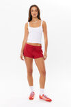 Ava Summer Sweat Short, LIPSTICK RED - alternate image 2