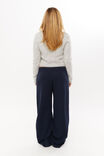 Phoebe Fluffy Knit Cardigan, GREY MARLE - alternate image 5