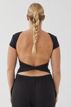 Soft Backless Tee, BLACK - alternate image 5