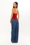 Soft Andi Halter Top, ROUGE RED - alternate image 3