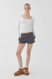 Malia Sweat Short, NAVY SMOKE - alternate image 5